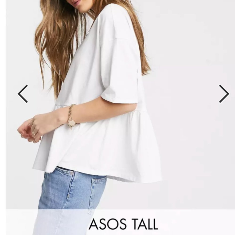 ASOS DESIGN Tall Casual Smock Top